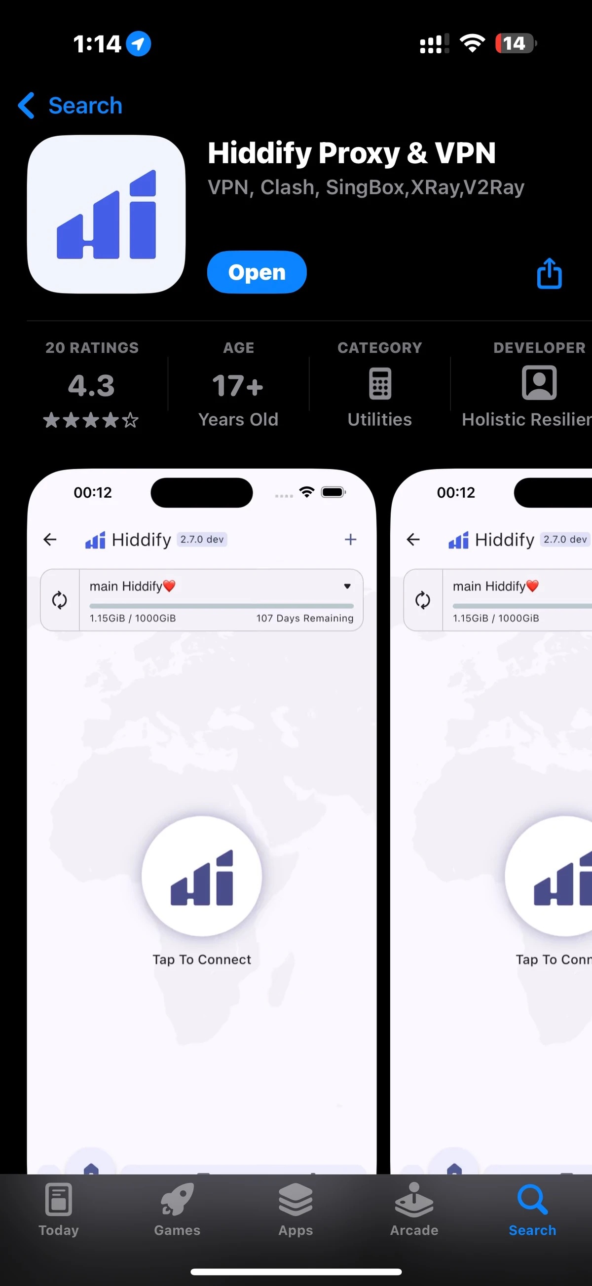 3. Download Hiddify